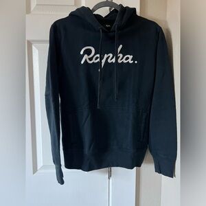 Men’s navy blue Rapha hooded sweater. Great condition. Size XS